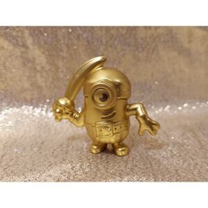 Gold Tone Golden Minion #31 Pirate Minion - McDonald's Happy Meal Collectible